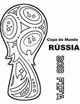 Mundo Futebol Zabivaka Mascote Taça Atividades Mundial Educação Logomarca Salvo sketch template