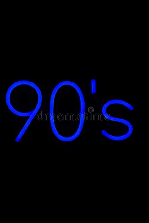 blue  neon sign  isolated black background stock photo image  mixer party