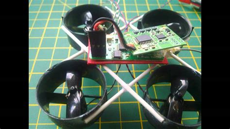 micro ducted fan edf quadcopter build  grams  lipo youtube