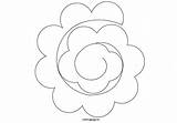 Rosas Rose Flores Espiral Gabarit Spiral Cheznounoucricri Feuille Papierblumen Passo Blumen Feltro Recortar Cartolina Caneta Papierrosen Gigantes Selber Blume Pequena sketch template