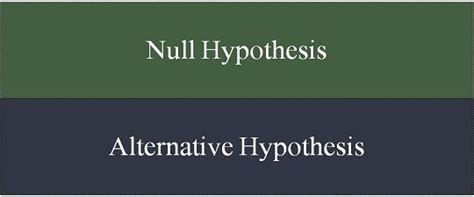 difference  null  alternative hypothesis  comparison