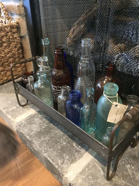 antique bottle display antique glass bottles  bottles vintage
