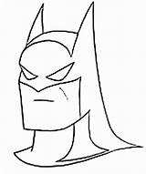 Batman Coloring Clipart Clip sketch template