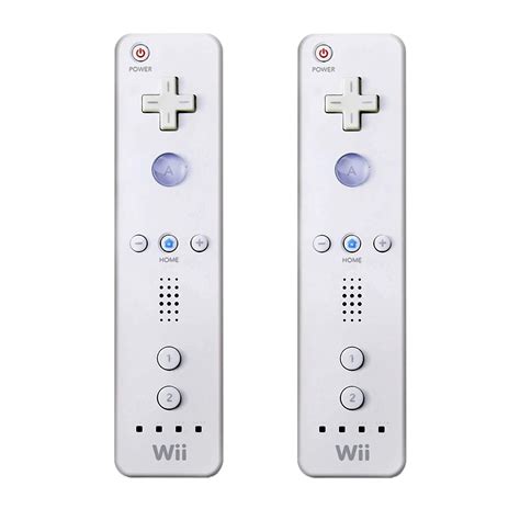 amazoncom wii remote controller white  pack renewed video games