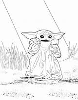 Coloring Yoda Baby Pages Wars Star Mandalorian Grogu Sheet Colouring Book Sheets Meme Marvelous Babies Choose Board Popular Babyyoda Use sketch template