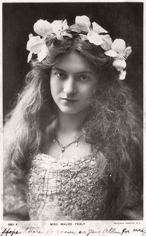 vintage retro postcards of actress miss maude fealy 1900s monovisions