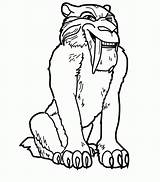 Coloring Pages Ice Age Popular sketch template
