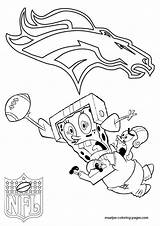 Coloring Pages Patriots Denver Broncos England Nuggets Nfl Spongebob Logo Nugget Arena Schedule Store Football Drawing Patrick Printable Print Players sketch template