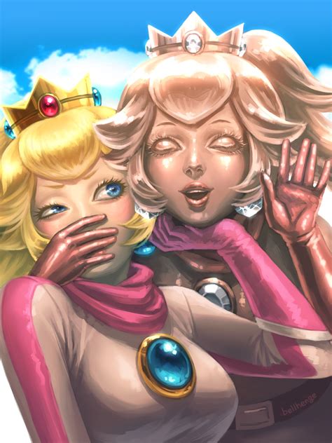 Pink Gold Peach And Princess Peach Mario Series And Etc