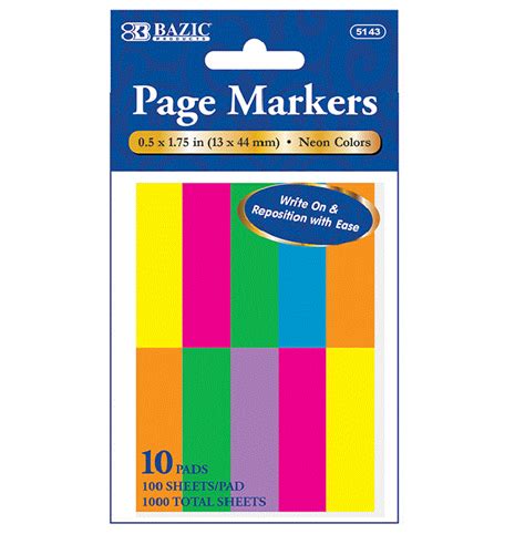 page markers   backpack gear