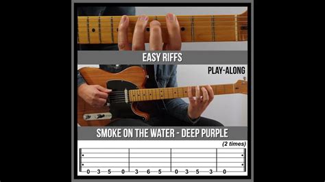 Easy Guitar Riffs Smoke On The Water Tab Deep Purple Easy