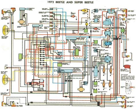 wiring diagram   vw beetle