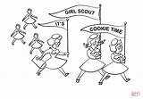 Scout Coloring Girl Cookie Pages Printable Cookies Time Scouts Girls Mouse Give If Drawing Color Search Its Print Dot Top sketch template