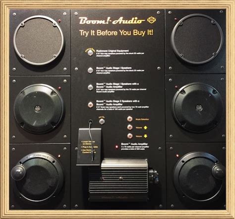 harley stage   speakers  boom audio amplifier guide