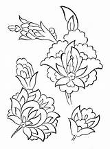 Damask Getdrawings Coloring Pages sketch template