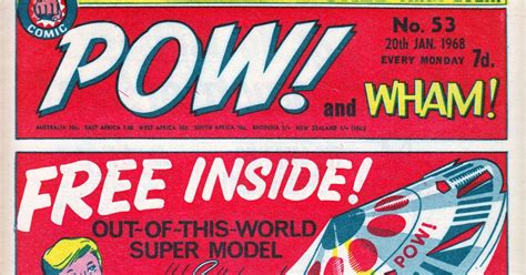 blimey the blog of british comics pow and wham first merged issue 1968