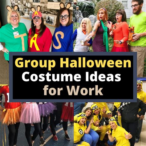 easy diy group halloween costumes  work
