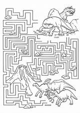 Dinosaur Mazes Activities Maze Printable Kids Coloring Labyrinthe Dino Pages Worksheets Printables Preschool Dinosaure Toddler Dinosaurs Crafts Visit Central Eu sketch template