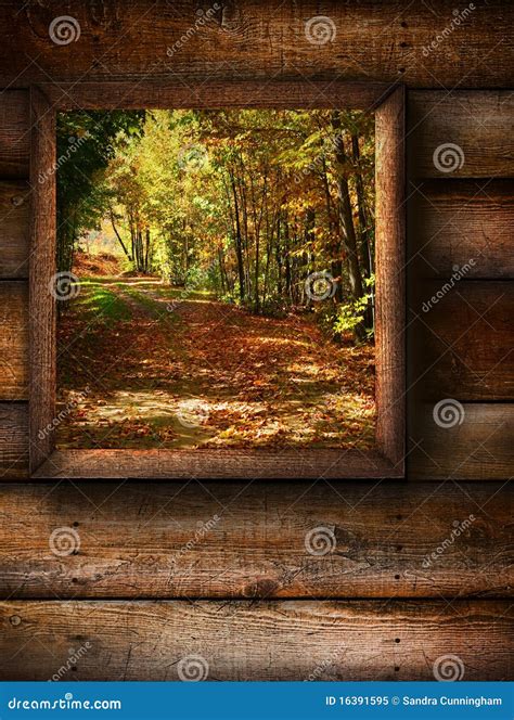 fall landscape view   window royalty  stock photo image