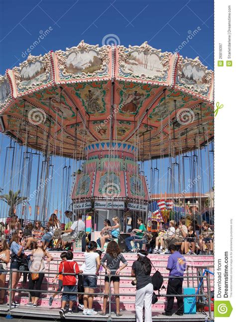 carnival ride from neverland ranch editorial photography