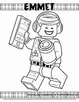 Lego Emmet Bricks Coloringhome Fortnite sketch template
