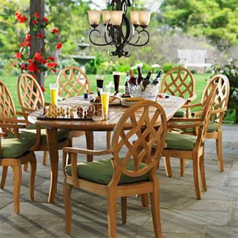 smith hawken outdoor teak furniture curated