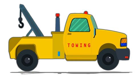 truk derek truk anak anak perbaikan mobil tow truck cartoons