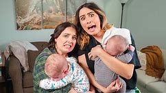 Amy and Lauren Become Moms For a Day - TO TWINS!