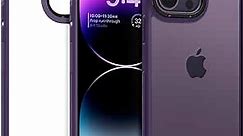 Caseology Skyfall Clear Case Compatible with iPhone 14 Pro Case 5G (2022) - Purple