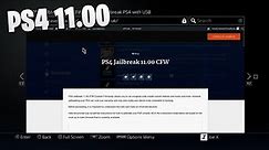 LETS TRY JAILBREAKING THE HIGHEST PS4 VERSION 11.00!