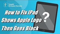 How to Fix iPad Shows Apple Logo Then Goes Black (4 Ways)