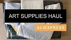 AliExpress Art Supplies Haul || Quality art supplies from AliExpress