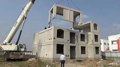 Fast installation prefabricated concrete modular house