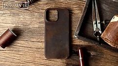 [Leather handmade EP43] Making a Leather Phone Case