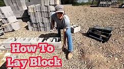 How to Lay Block Walls For Beginners