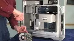 How to install a hard drive in a Power Mac G5