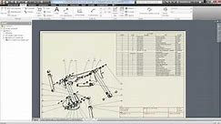 Struktura zestawienia komponentów i listy części w Autodesk Inventor 2014