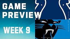 Indianapolis Colts vs. Carolina Panthers | 2023 Week 9 Game Preview