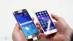 Galaxy S6 edge vs iPhone 6- fingerprint sensor comparison