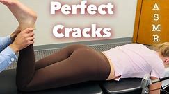 Perfect Pelvic Release *ASMR Relaxing Neck & Back Chiropractic Manual Therapy.