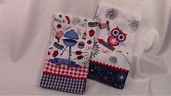 5 Minute Kitchen Towel - so sew easy | The Sewing Room Channel