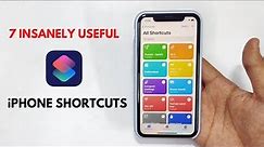 7 Insanely Useful iPhone Shortcuts I You Must Have!