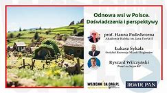 Odnowa wsi w Polsce. Doświadczenia i perspektywy - seminarium IRWiR PAN