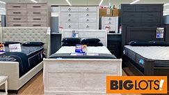 BIG LOTS BEDS BEDROOM FURNITURE NIGHT STANDS DRESSERS SHOP WITH ME SHOPPING STORE WALK THROUGH