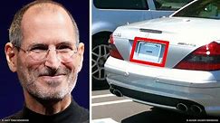 Why Steve Jobs Didn't Have a License Plate