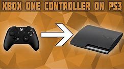 Use an Xbox One Controller on PS3! How to Use an Xbox Controller on PS3! Connect Xbox to PS3!