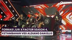 Formasi Juri X Factor Indonesia Season 4, Siap Temukan Penyanyi Hebat dengan Faktor X