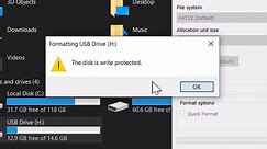 How To Fix The disk write is protected and Remove Write Protection from Flash Drive USB / SD Card