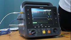 Philips Intrepid Defibrillator - Manual Defibrillation & AED Mode