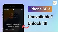 iPhone SE Unavailable/Security Lockout? 4 Ways to Unlock It!